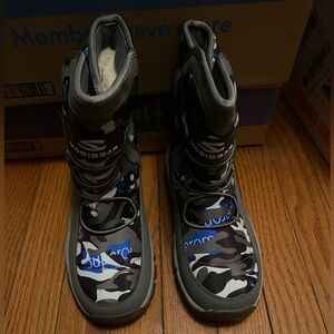 HOBIBEAR Kids Winter Snow Boots Waterproof
Faux Fur Lined Shoes